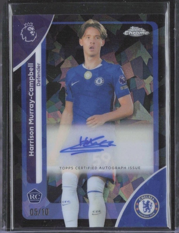 2026 Topps Chrome Sapphire EPL Harrison Murray-Campbell RC Black Auto /10