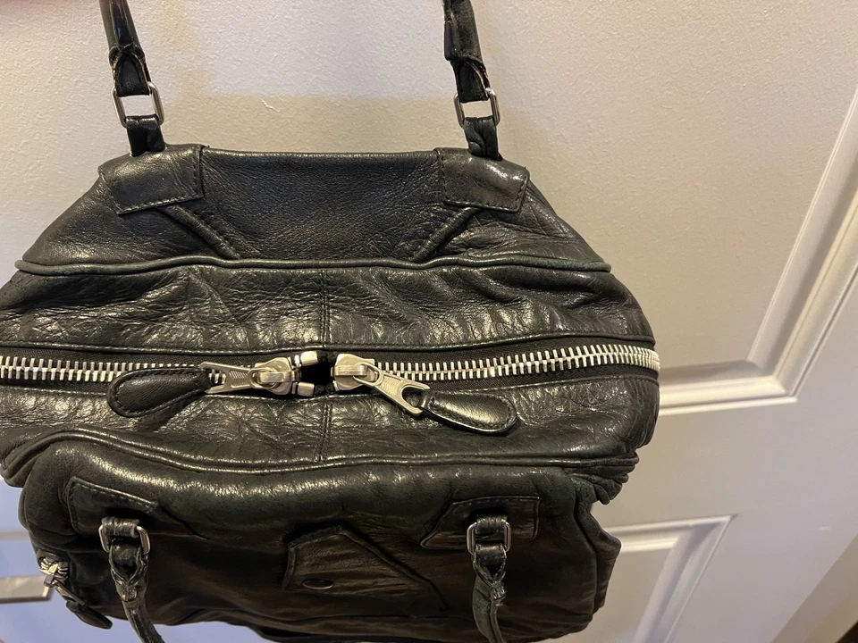 Autêntica bolsa de paraquedas Balenciaga Black Matrix - Imagem 4 de 4