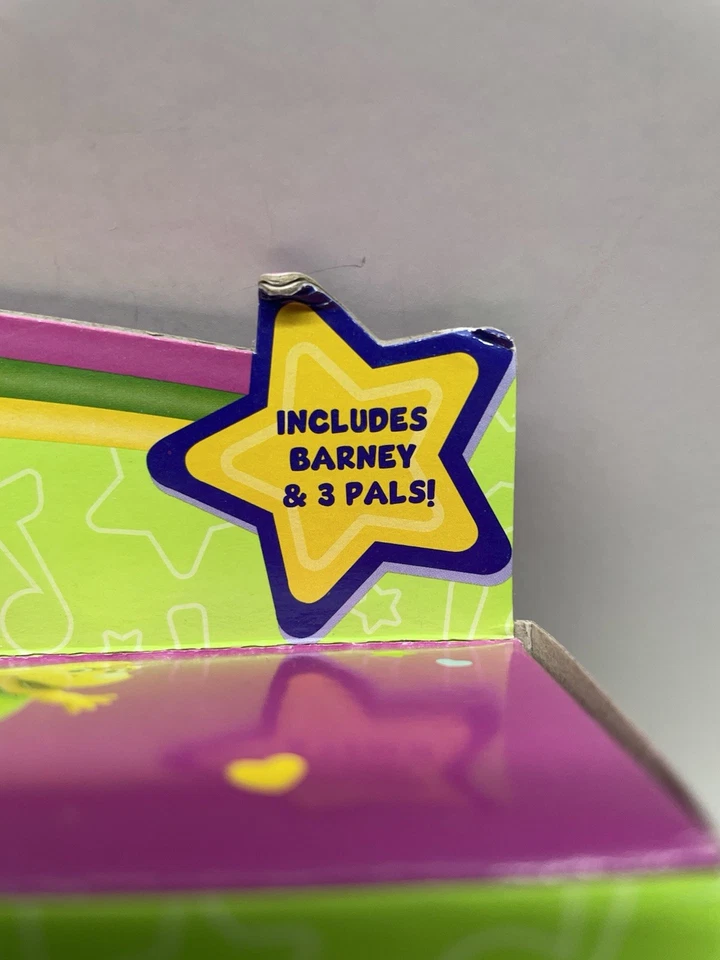 Barney's Hey Friends Pack Figura 3 Pulgadas Paquete de 4 Barney Baby Bop Billy & David Nuevo Foto 3 de 4