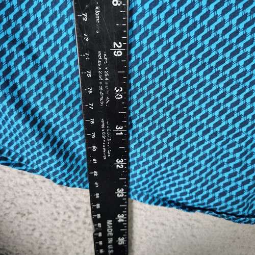 Camicia Cinch Uomo 2XL Blu/Nero Manica Lunga Bottoni Cowboy Western - Foto 7 di 11