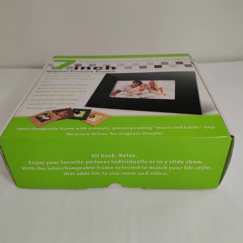 7" Digital Photo Frame Black - Image 2 of 4