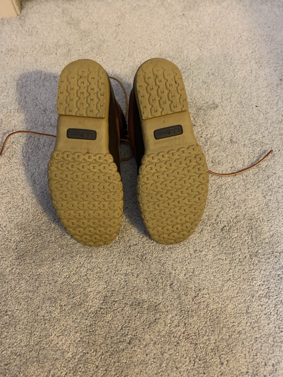LL Bean Rubber Moc Low Duck Boots in Tan Brown Men\'s Size 11 Women main image 2