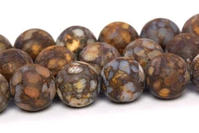 Matte Brown Opal Beads AAA Natural Gemstone Round Loose Beads 8MM 10MM 12MM