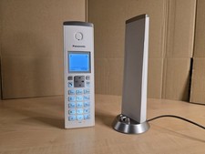 Stylish Panasonic PNLC1080 White Cordless Phone & Charging Station 