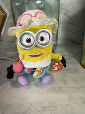Ty Beanie Babies Universal Despicable Me 3 Minions Jerry Fanny Pack Hat Glasses