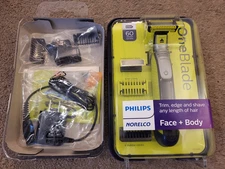 Philips Norelco OneBlade Face Body Electric Trimmer & Shaver QP2630/70 Cordless