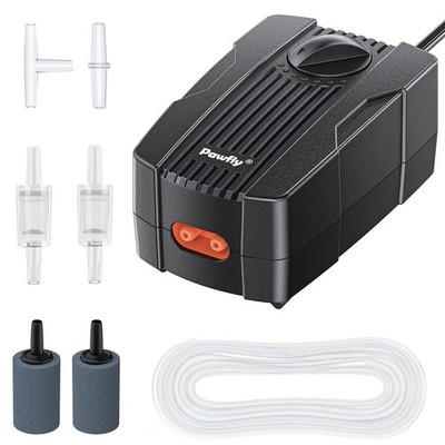 Aquarium Air Pump 50 GPH Fish Tank Oxygen Pump for 10-60 Gallon Fish Tanks Bucke