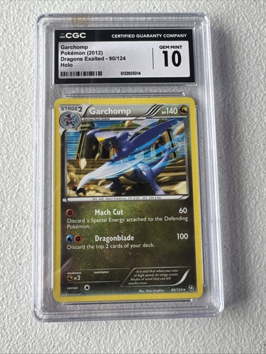 Garchomp graded CGC 10 for sale on eBay