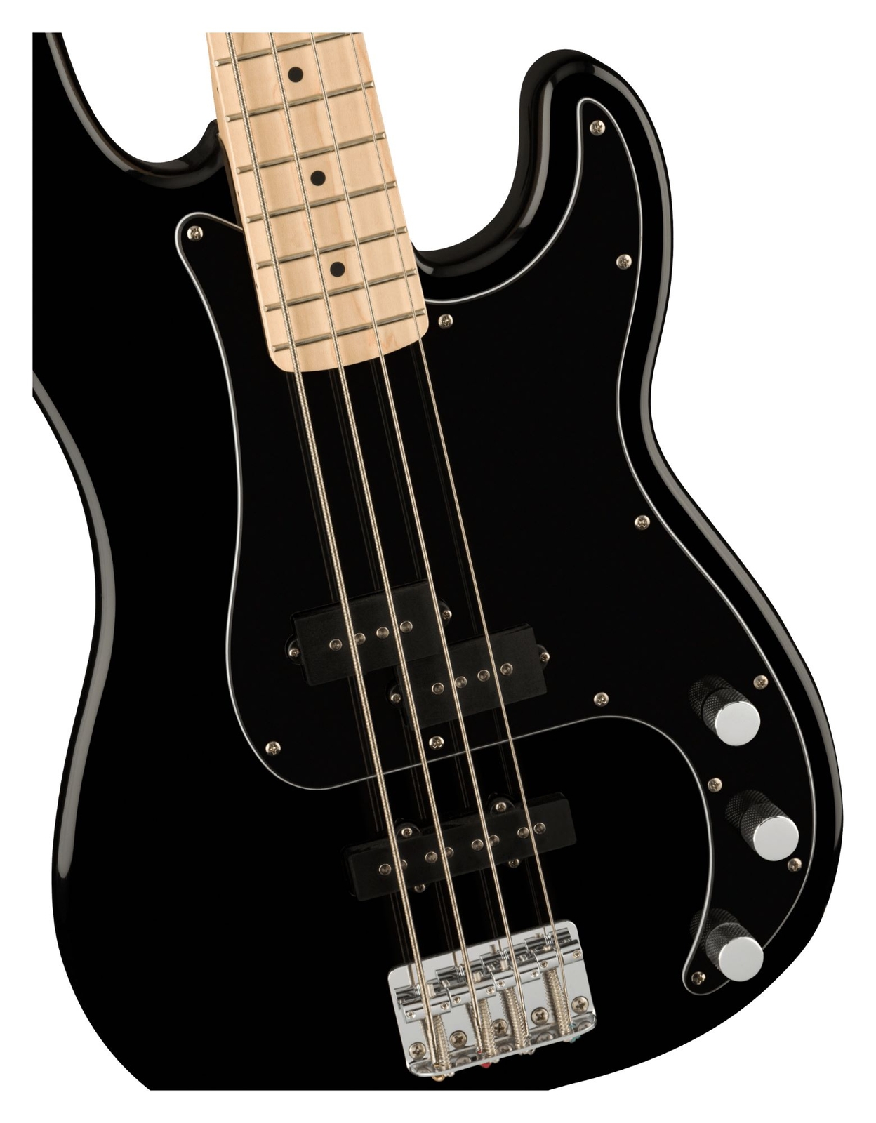 Fender Squier Affinity Precision Bass PJ-Pickups Ahorngriffbrett Black Gloss