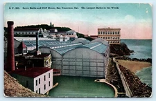 POSTCARD Sutro Baths and Cliff House San Francisco California World's Largest