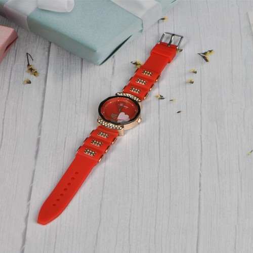 Mädchen schöne Uhr Silikonband Quarz Armbanduhr lässige Uhr kleines Geschenk - Bild 21 von 35