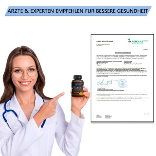 Vitamin C 1000 mg - 180 Tabletten - Hochdosiert - Für Immunsystem & Energie - Bild 3 von 7