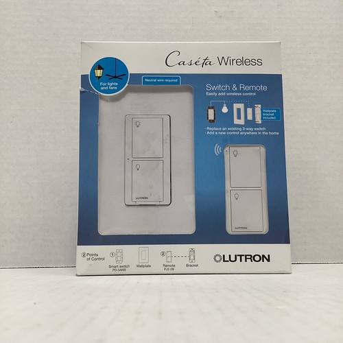 LUTRON Caseta Wireless Smart Lighting Dimmer & Pico Remote Kit PPKG1W