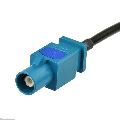 Bingfu Universal Car Stereo Radio Antenna Cable Fakra Z Male to DIN Plug 6 inch - Picture 4 of 7