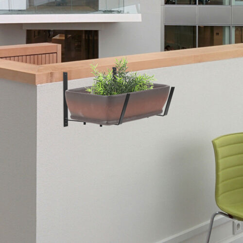 1 Set of Planter Bracket Balcony Planter Holder Adjustable Planter Box Bracket - Picture 4 of 12