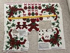 CHRISTMAS HOLIDAY PLAID FABRIC APPLIQUES - BOWS, HOLLY, ORNAMENTS AND TEDDY BEAR — photo 6