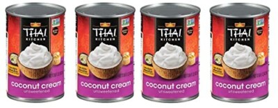 Coconut Cream Unsweetened 4 Cans Net Wt. 13.66 FL OZ (403mL