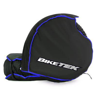 BikeTek Premium Motorrad Reifendecke Radschalen Abdeckungen für Reifenwärmer Set