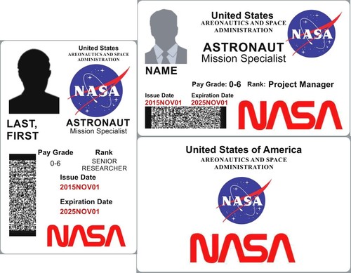 SPACE, ID cards Custom Made with Your Photo - Picture 10 of 40