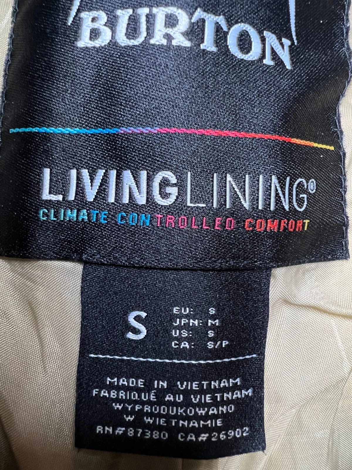 burton covert living lining pants