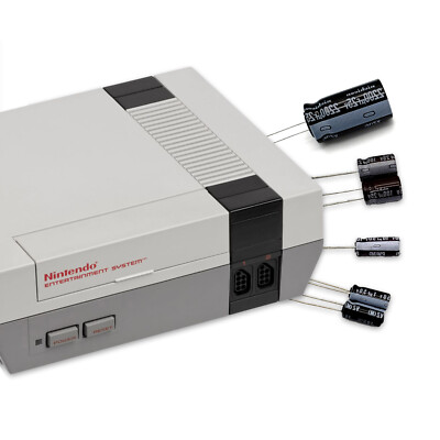 Nintendo NES - Service - Kondensatoren Tausch - Full Recap