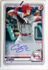 Cole Stobbe 2020 Bowman Paper #PA-CS AUTOGRAPHED - Philadelphia Phillies