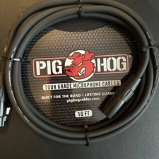 Pig Hog PHM20 8mm XLR Microphone Cable 10 ft