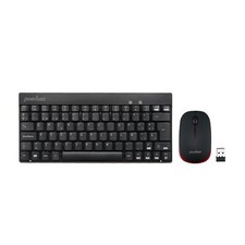 PERIDUO-712B ES Wireless Keyboard and Mouse Combo - Black - Espa ol QWERTY