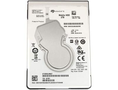 Seagate Mobile 2TB 2.5 in. 128MB Cache SATA 6Gb/s  HDD Slim (ST2000LM007)