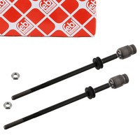 2X febi Spurstange Axialgelenk FüR VW Golf III Vento Ohne Servo Vorne 1H0419810