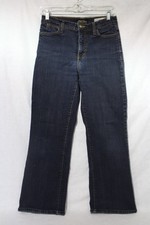 NYDJ Not Your Daughters Jeans Dark Wash Jeans, Cotton Blend, Womens 4P (B45)