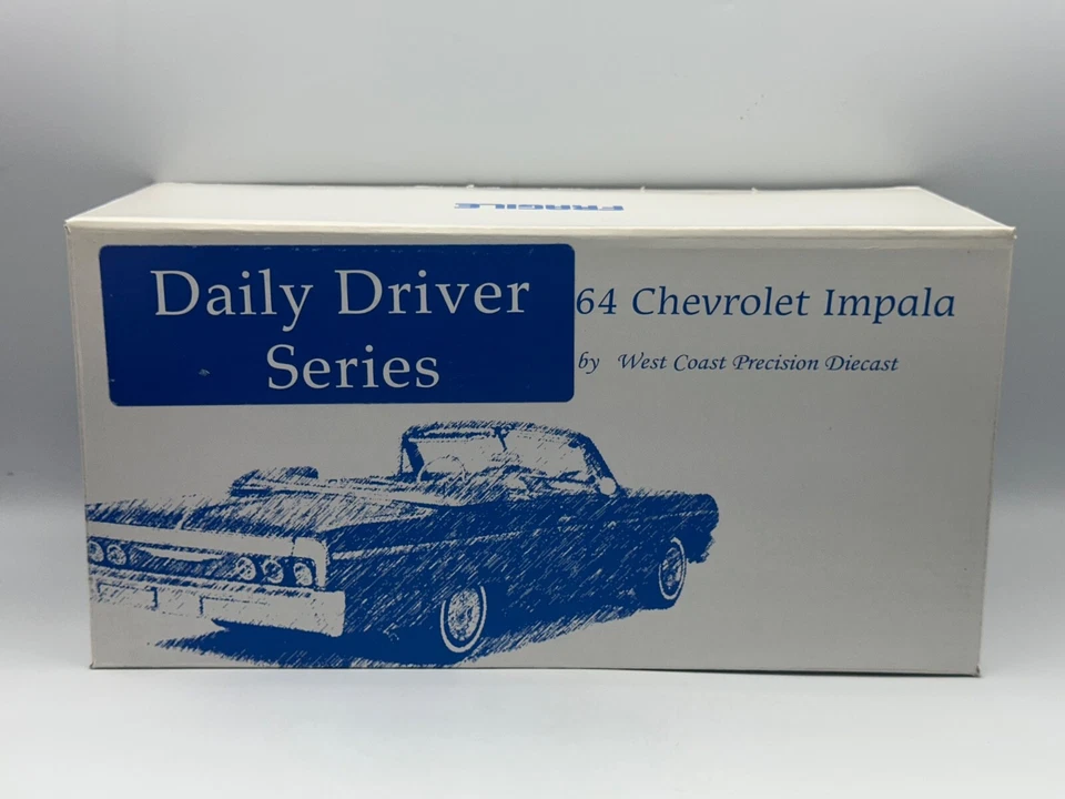 West Coast Precision 1964 Chevrolet Impala Conv., Black, 1:24, Excellent, Boxed - Image 3 of 4