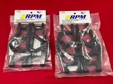 RPM 81682 81792 Front + Rear Black A-Arms Arrma V2 KRATON + OUTCAST 4s BLX