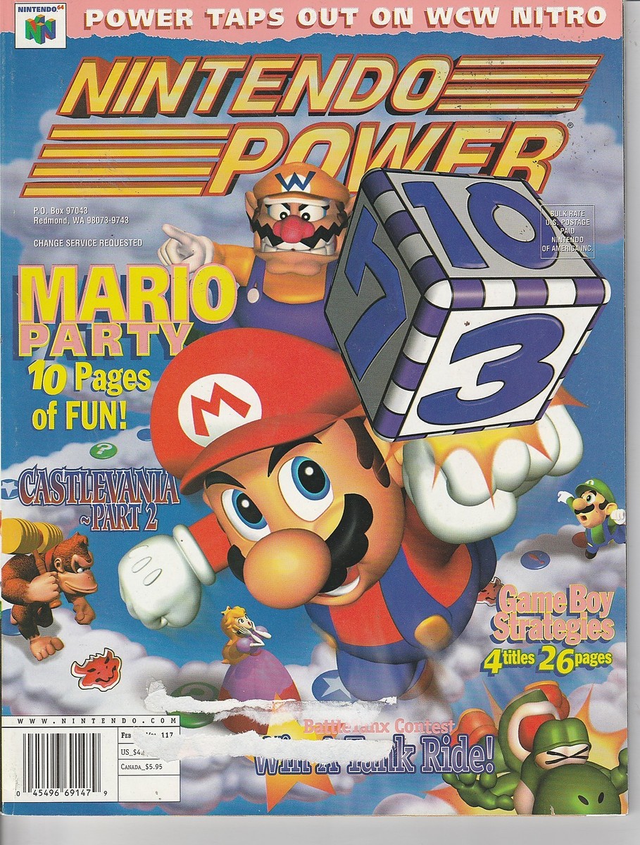117 NINTENDO POWER video game magazine MARIO PARTY | eBay