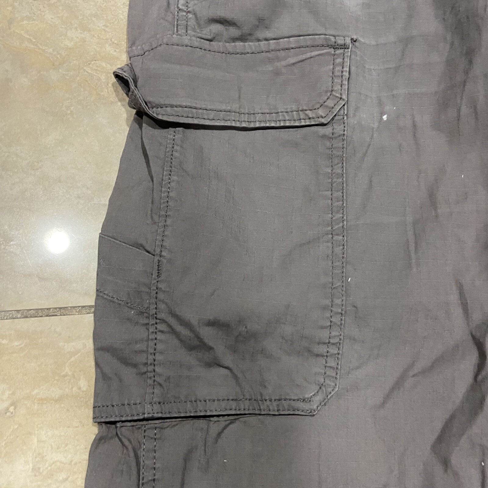 LEVIS 502 Taper Hybrid Cargo Pants Grey Mens Size 38x… Gem