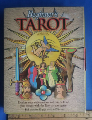 '2001' Tarot Beginner's Book and Cards Set by Barron's/Kathleen McCormack