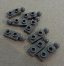 LEGO 22890 - 6123814 Plate 1x2 With Ball on End Dark Stone Grey x8**