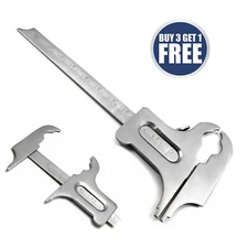 Dental Boley Gauge Caliper Stainless Steel Dental Dentist Lab Instrument