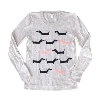 J.Crew Dachshund Dog Lightweight 