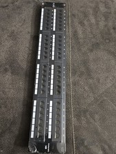 CAT6 48 Port Patch Panel Cat.6 UL Network Ethernet 19" X 3 3/8 Bent Corner 