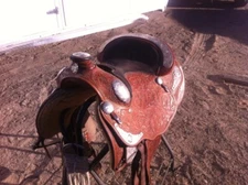 Genuine Cathy's 16 inch western saddle used