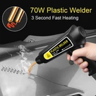 Hot Stapler Car Bumper Fender Fairing Welder Gun Plastic Repair Kit +800 Staples