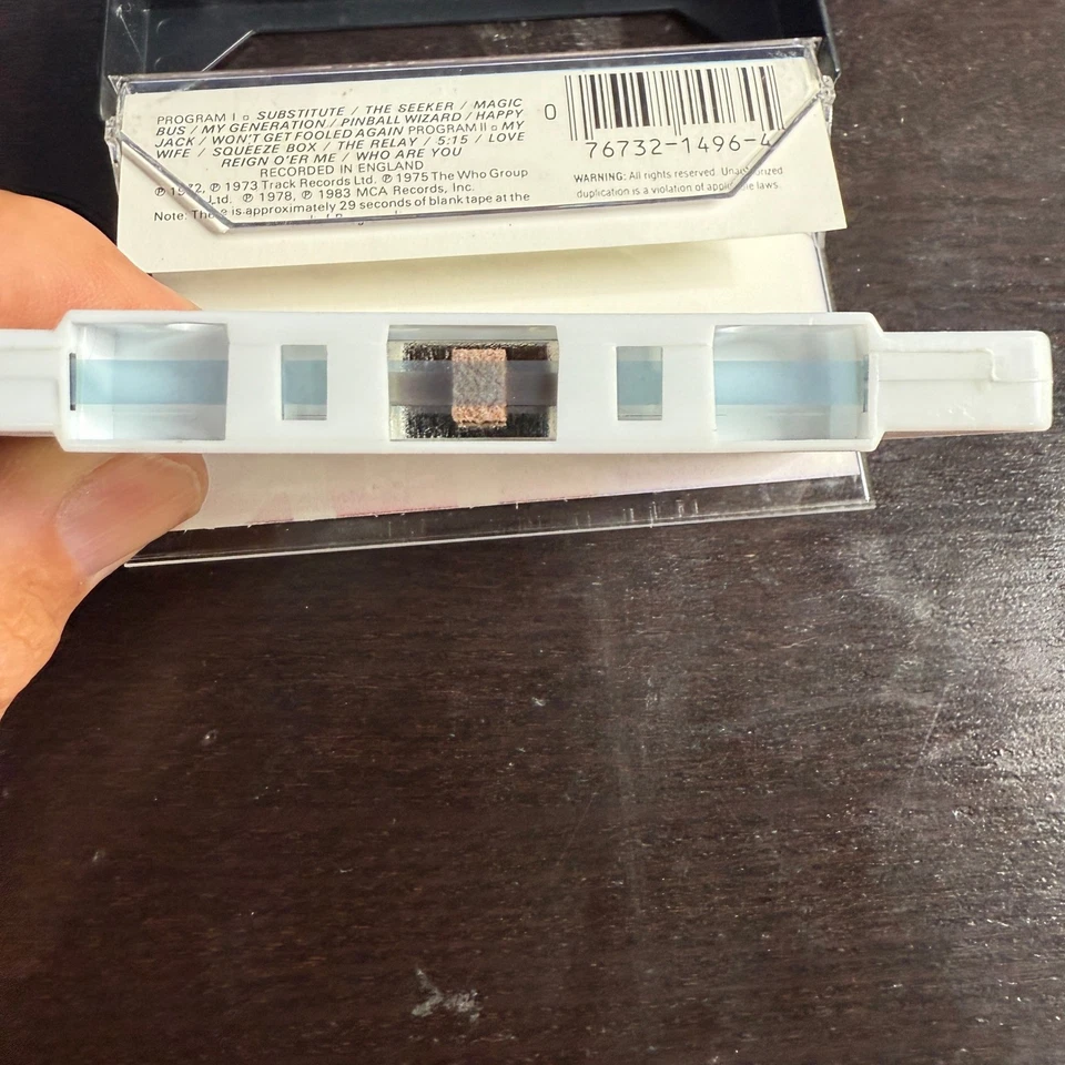 The Who's Greatest Hits Cassette Tape MCA Records 1983 Rock Music - Image 4 of 4