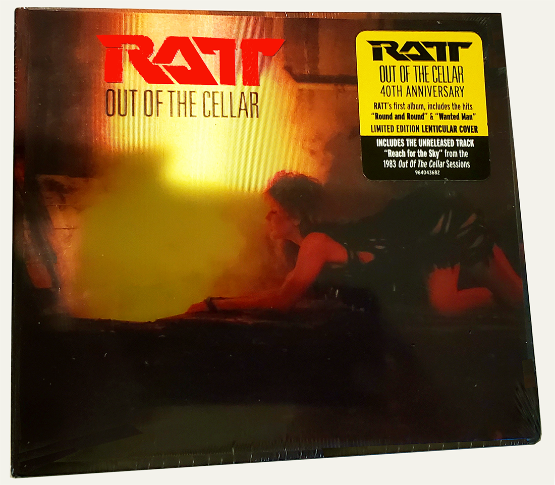 Ratt ~ Out Of The Cellar (1984) LENTICULAR DIGIPAK COVER CD 2024
