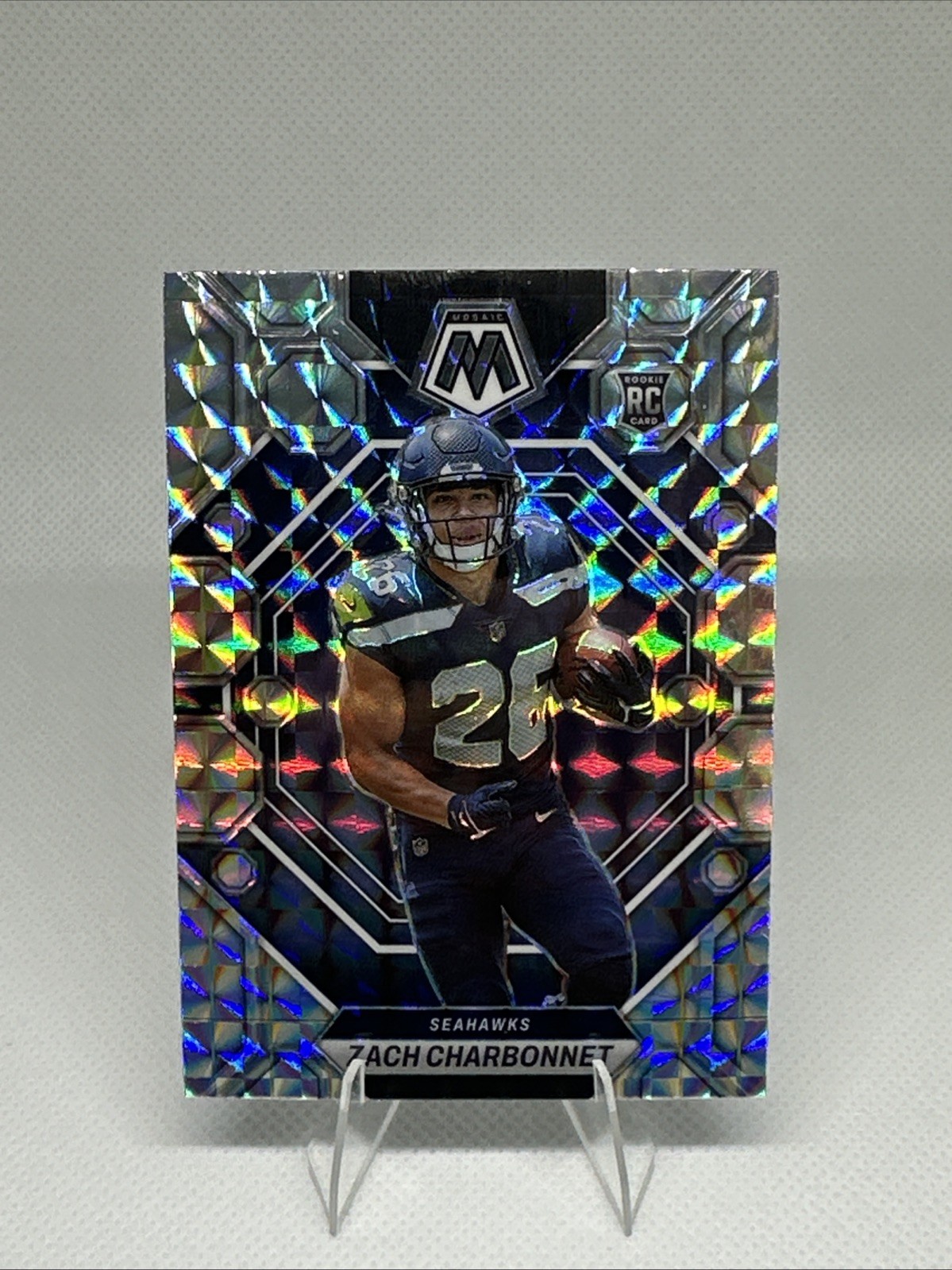 2023 Panini Mosaic - Rookies Zach Charbonnet #379 Mosaic Prizm (RC)