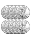 1 oz American Silver Eagle Coin (Random Year - Lot of 10)