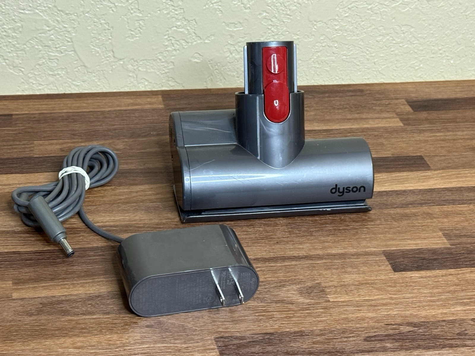 DYSON Animal Vacuum Gray Mini Motorized Brush with Power Adapter for V7 V8 Models-image