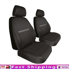 2-Pack Universal Car Seat Covers Airbag Safe Adjustable Protection Front Seats