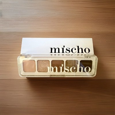 Mischo Beauty Mini Eyeshadow Palette 01 NIB Clean Makeup