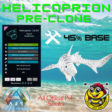   Helicoprion Top Stat Clone 50% Crafting Ark...